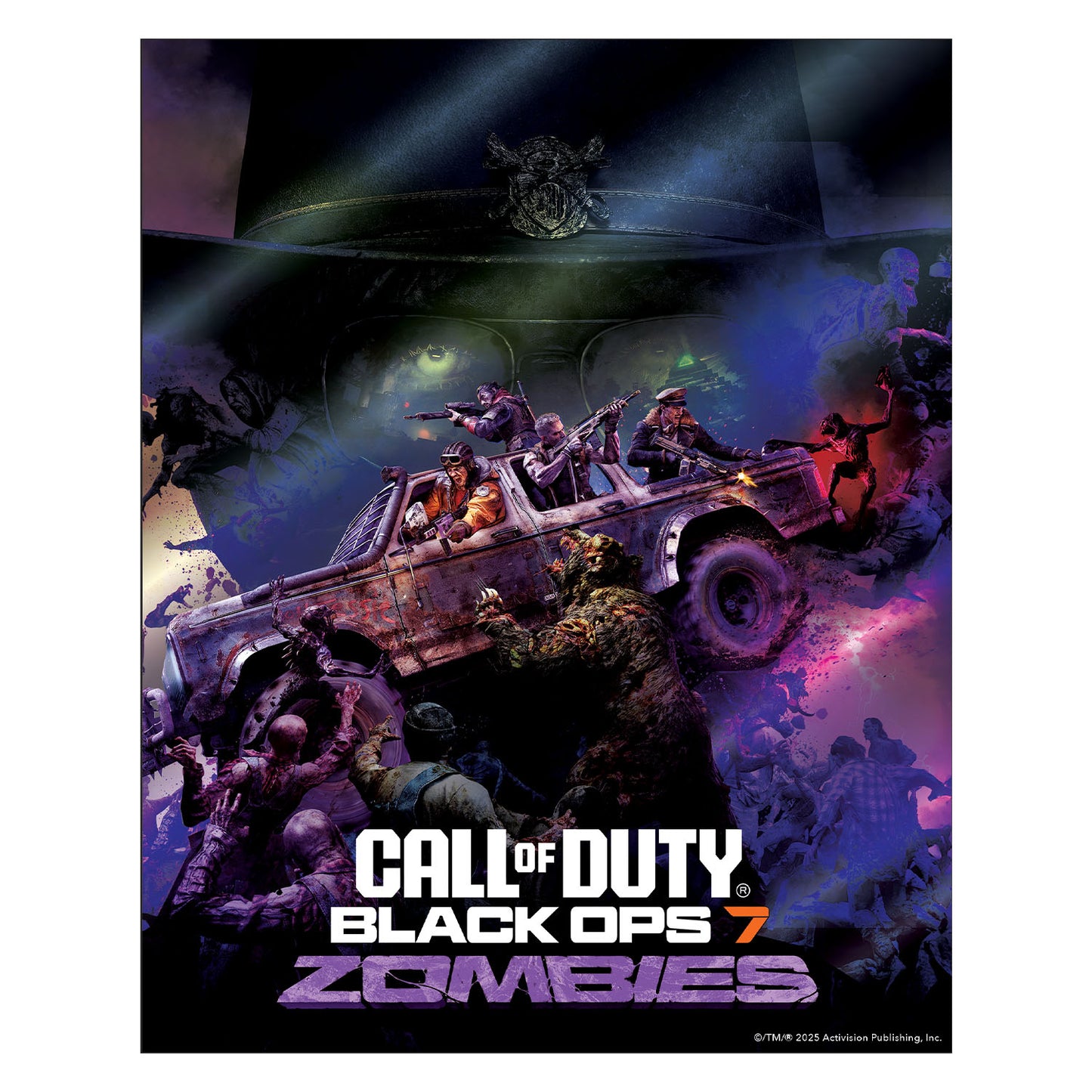 Call of Duty: Black Ops 7 Zombies 40x50cm Foil Poster - Front View