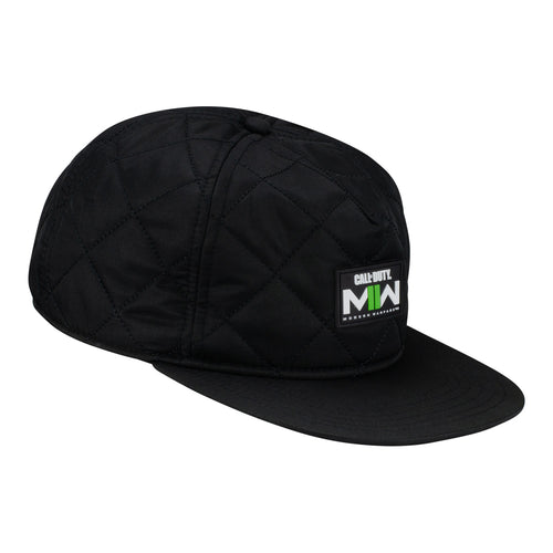 Call of Duty Modern Warfare 2 Logo Quilted Black Snapback - Front Right Side View