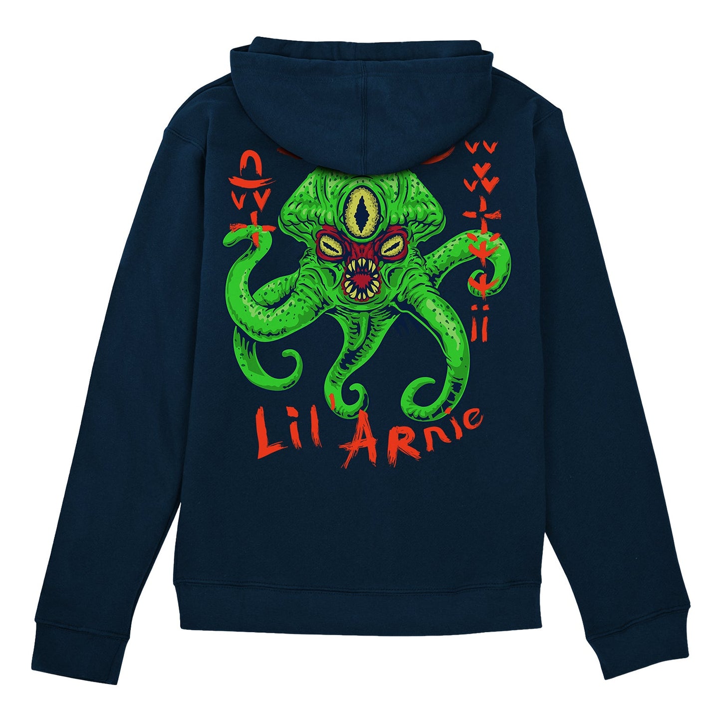 Call of Duty Lil' Arnie Navy Hoodie - Back View