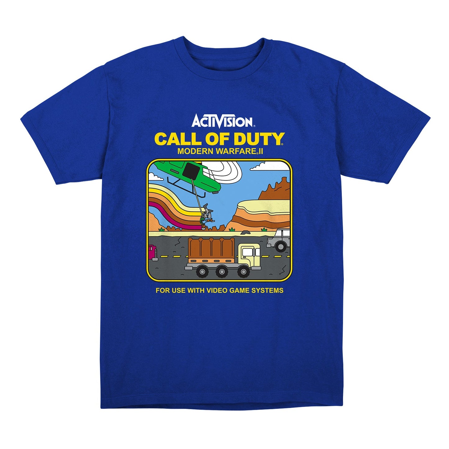 Call of Duty: Modern Warfare II Cartridge Blue T-Shirt - Front View