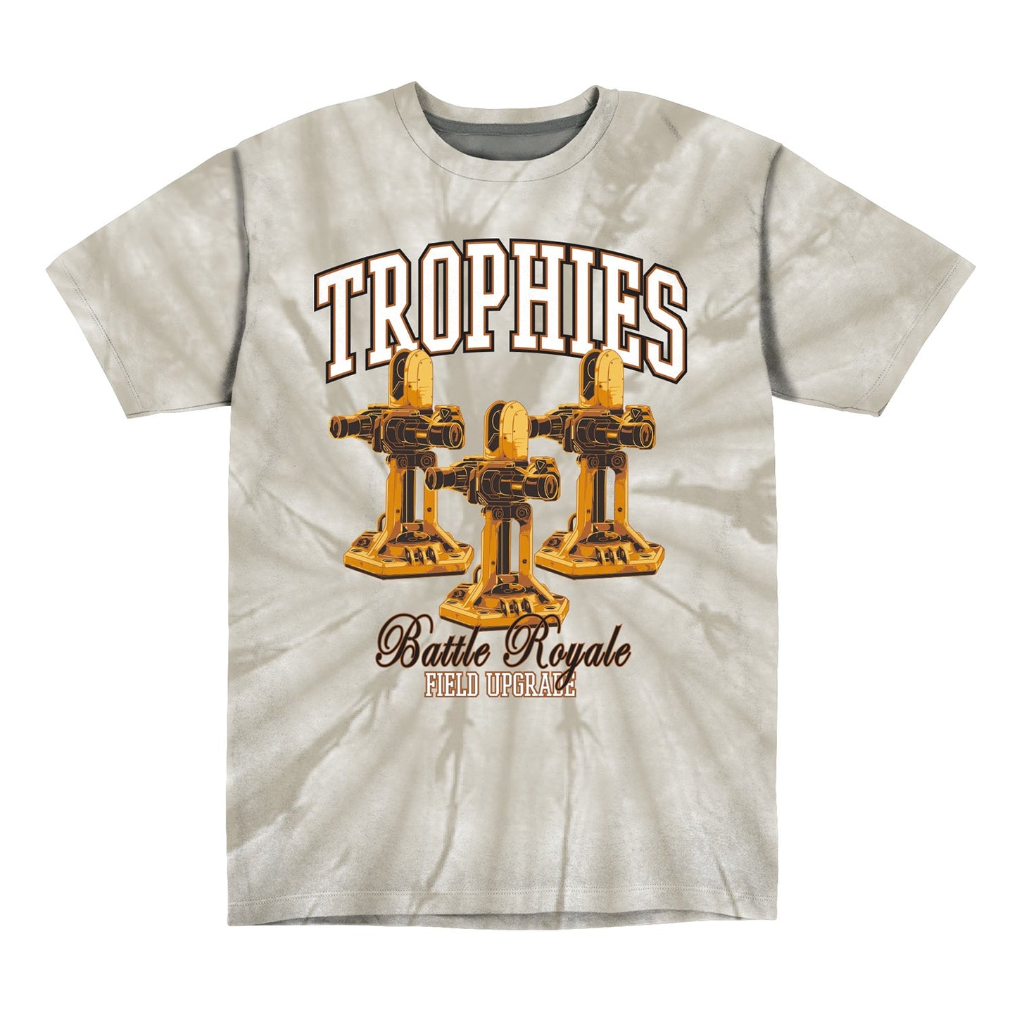 Call of Duty Trophies Grey Tie-Dye T-Shirt - Front View