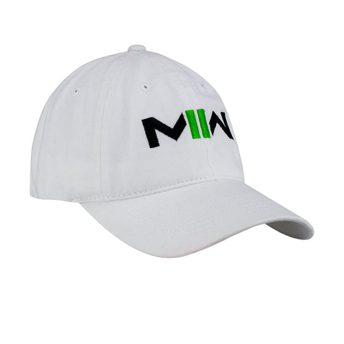 Modern Warfare II Logo White Dad Hat - Front Side View