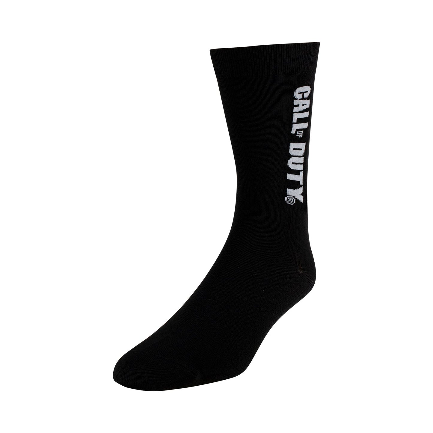 Call of Duty Black Logo Socks - Left Side View