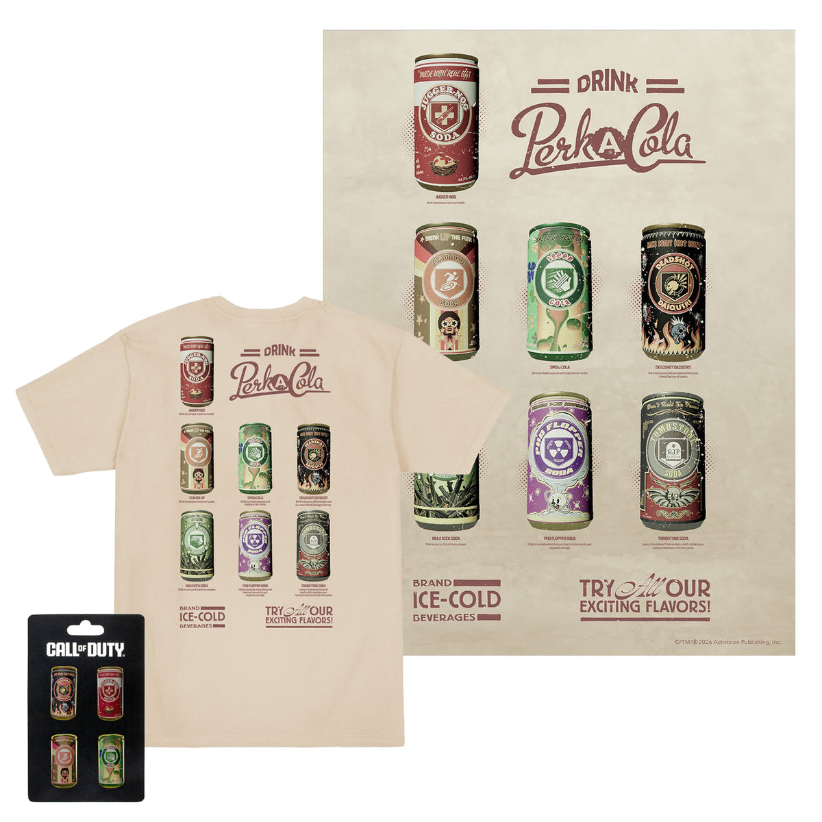 Call of Duty Zombies Perk-A-Cola Collector's Cache Bundle