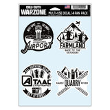 Call of Duty: Warzone Verdansk Decal Sheet - Front View