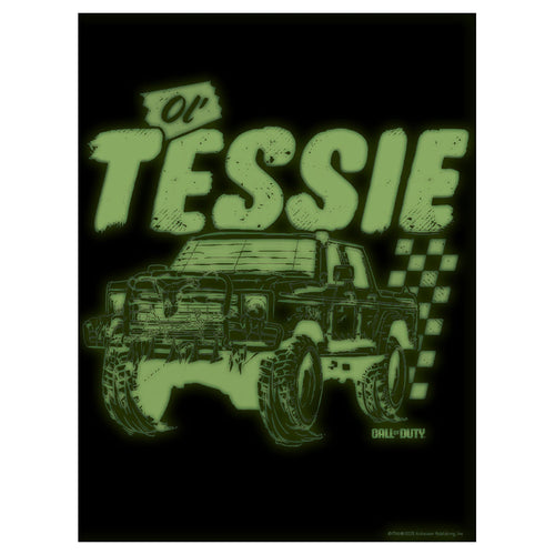 Call of Duty: Black Ops 7 Ol' Tessie 18x24" Poster - Front View Glow in the Dark