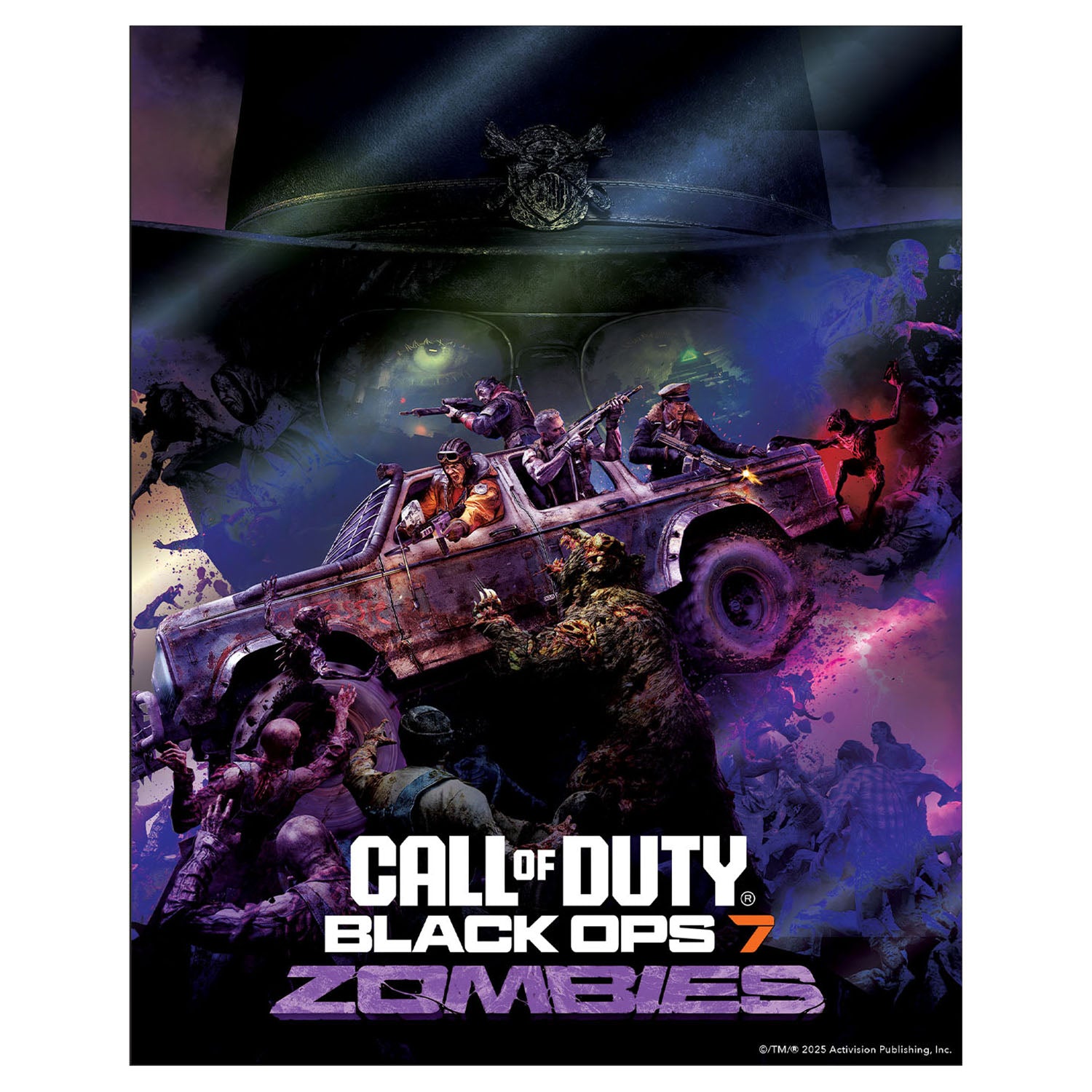 Call of Duty: Black Ops 7 Zombies 40x50cm Foil Poster - Front View