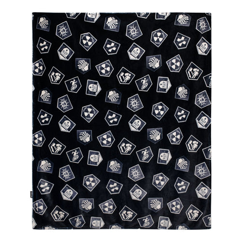 Call of Duty Perk Icon Blanket - Back View