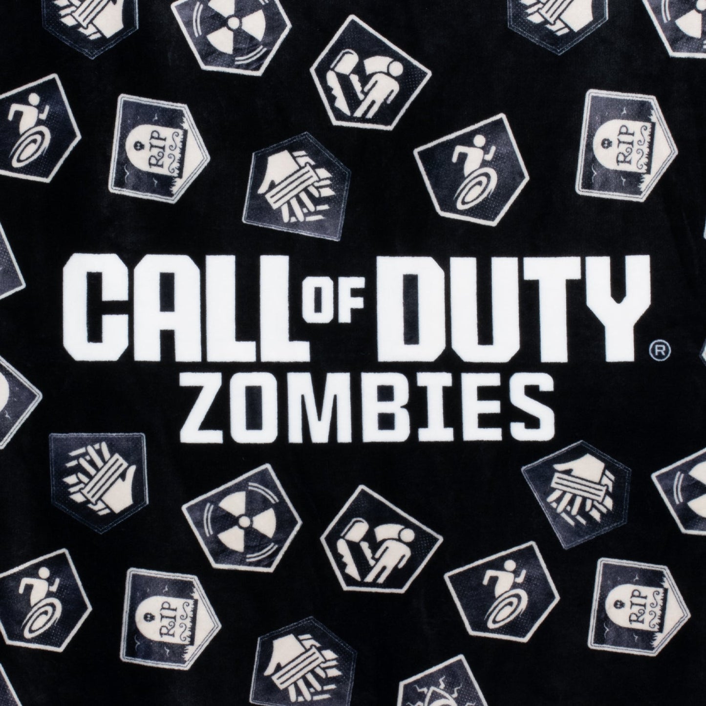 Call of Duty Perk Icon Blanket - Close Up View