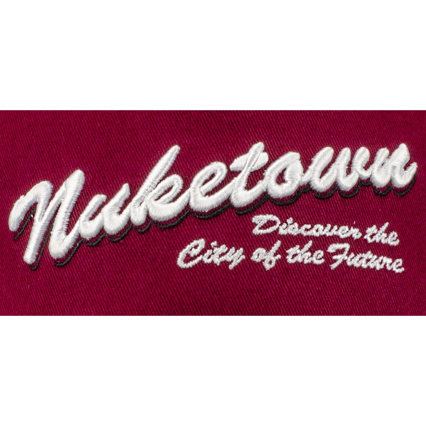 Call of Duty Nuketown Snapback Hat - Close Up Embroidery View