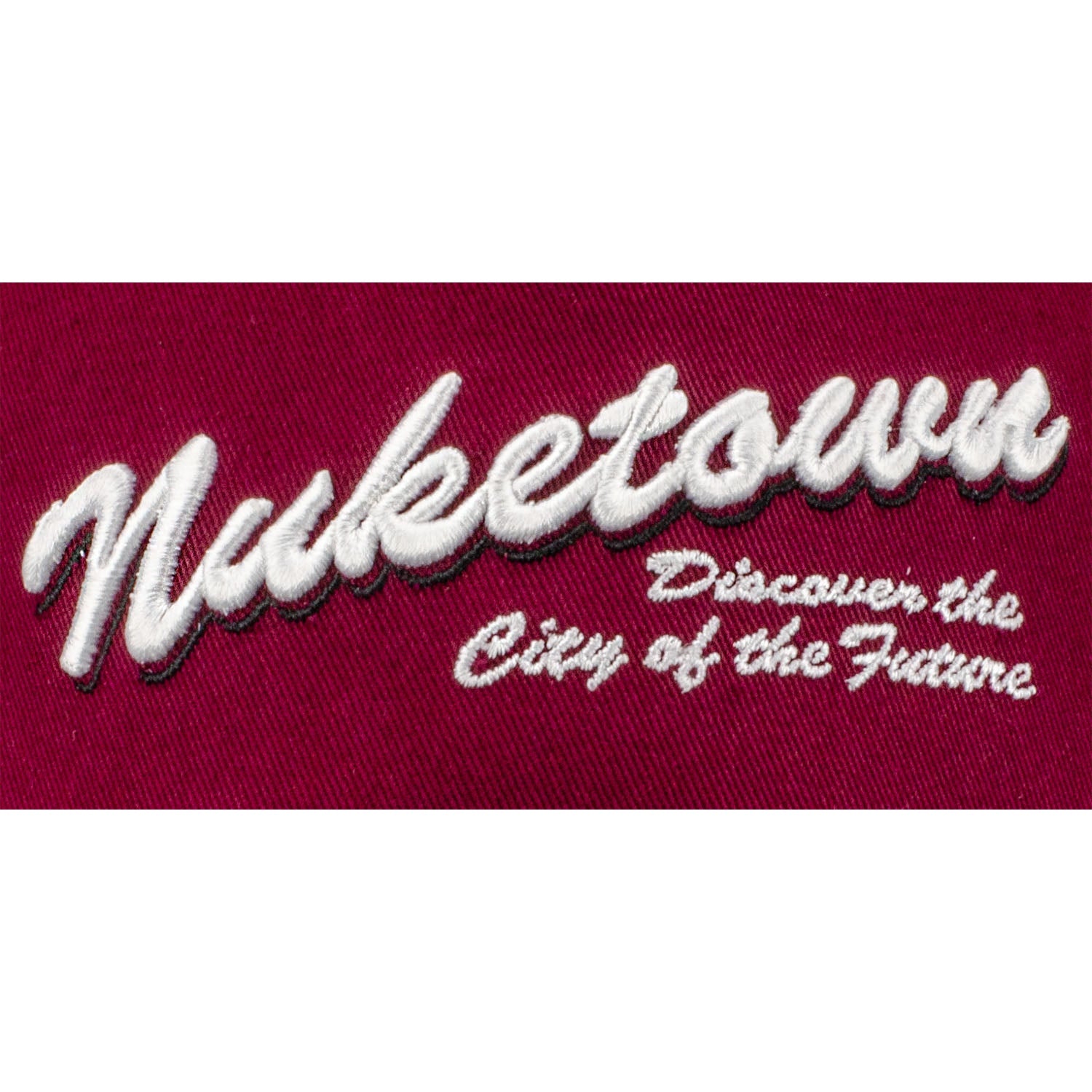 Call of Duty Nuketown Snapback Hat - Close Up Embroidery View