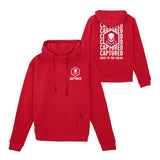 Call of Duty: Warzone Captured Red Hoodie - front and back views