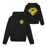 Call of Duty Press F Black Hoodie - front and back views