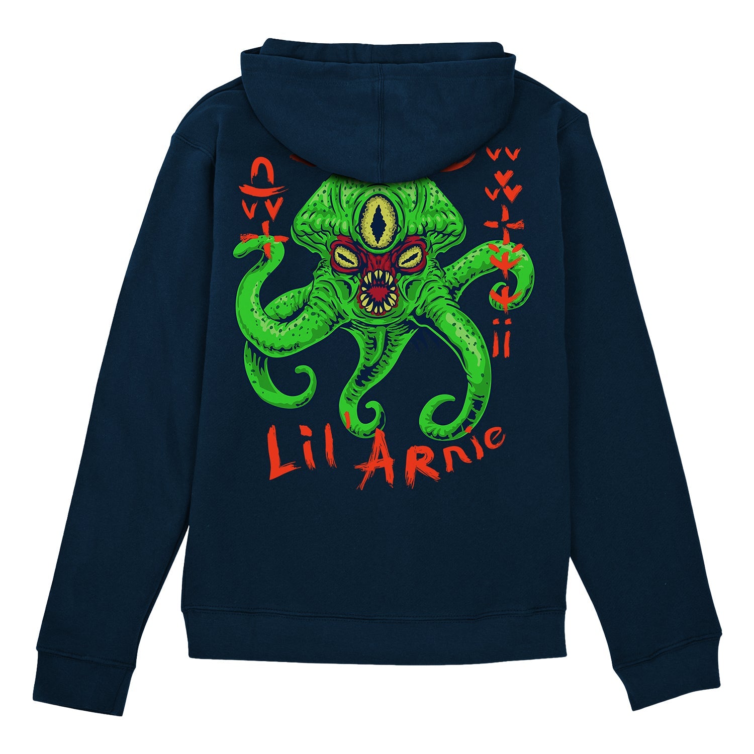 Call of Duty Lil' Arnie Navy Hoodie - Back View
