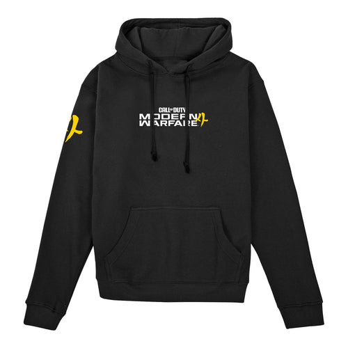 Call of Duty: Modern Warfare 4 Logo Black Pullover Hoodie - Front View