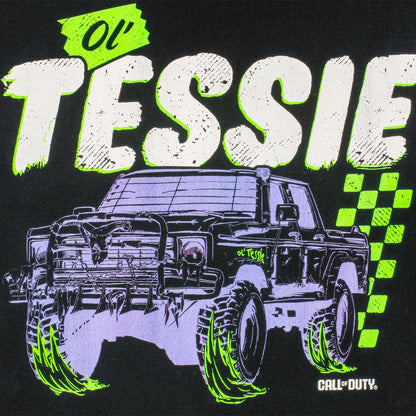 Call of Duty: Black Ops 7 Zombies Ol' Tessie Crewneck Sweatshirt - Close Up View