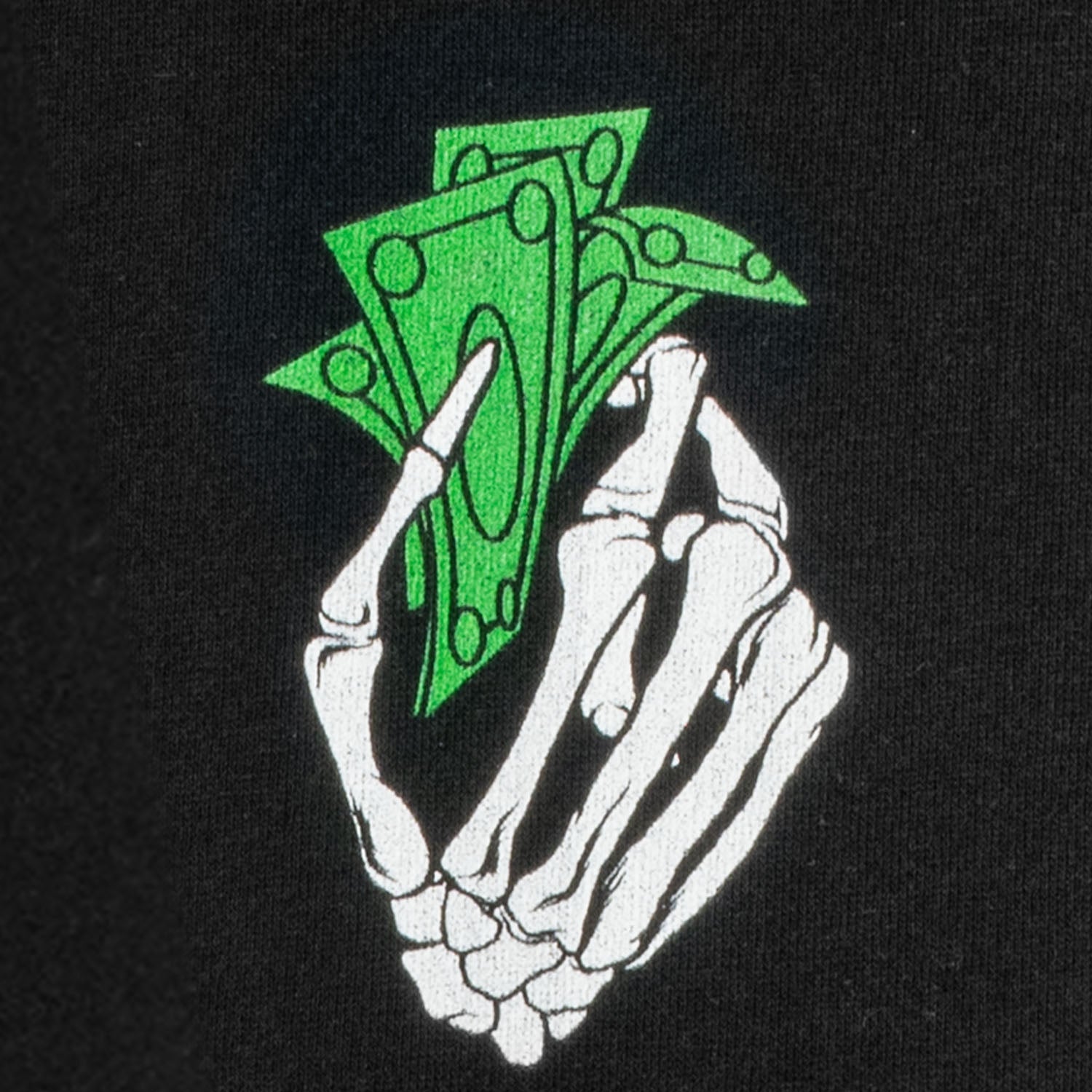 Call of Duty Buy Me Back Black Crewneck Sweatshirt - Close Up View Front 