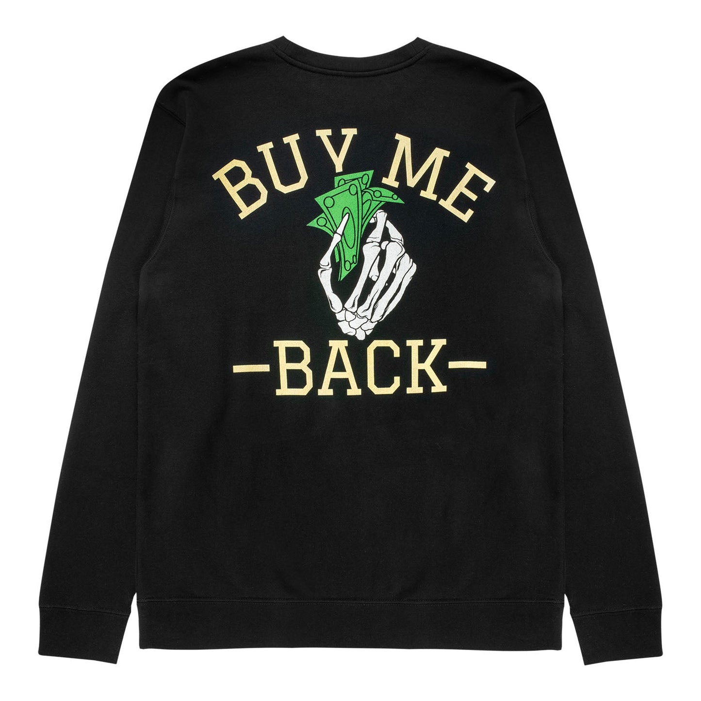 Call of Duty Buy Me Back Black Crewneck Sweatshirt - Back View
