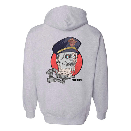 Call of Duty: Black Ops 7 Zombies T.E.D.D. Grey Hoodie - Back View