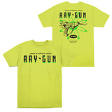 Call of Duty Ray Gun Yellow T-Shirt - front and back views