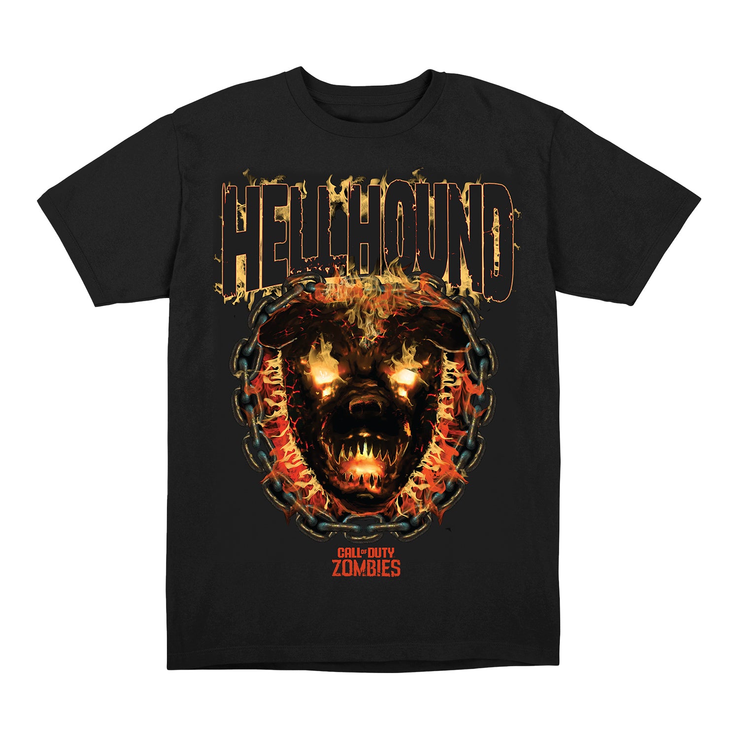 Call of Duty Hellhound Black T-Shirt - Front View