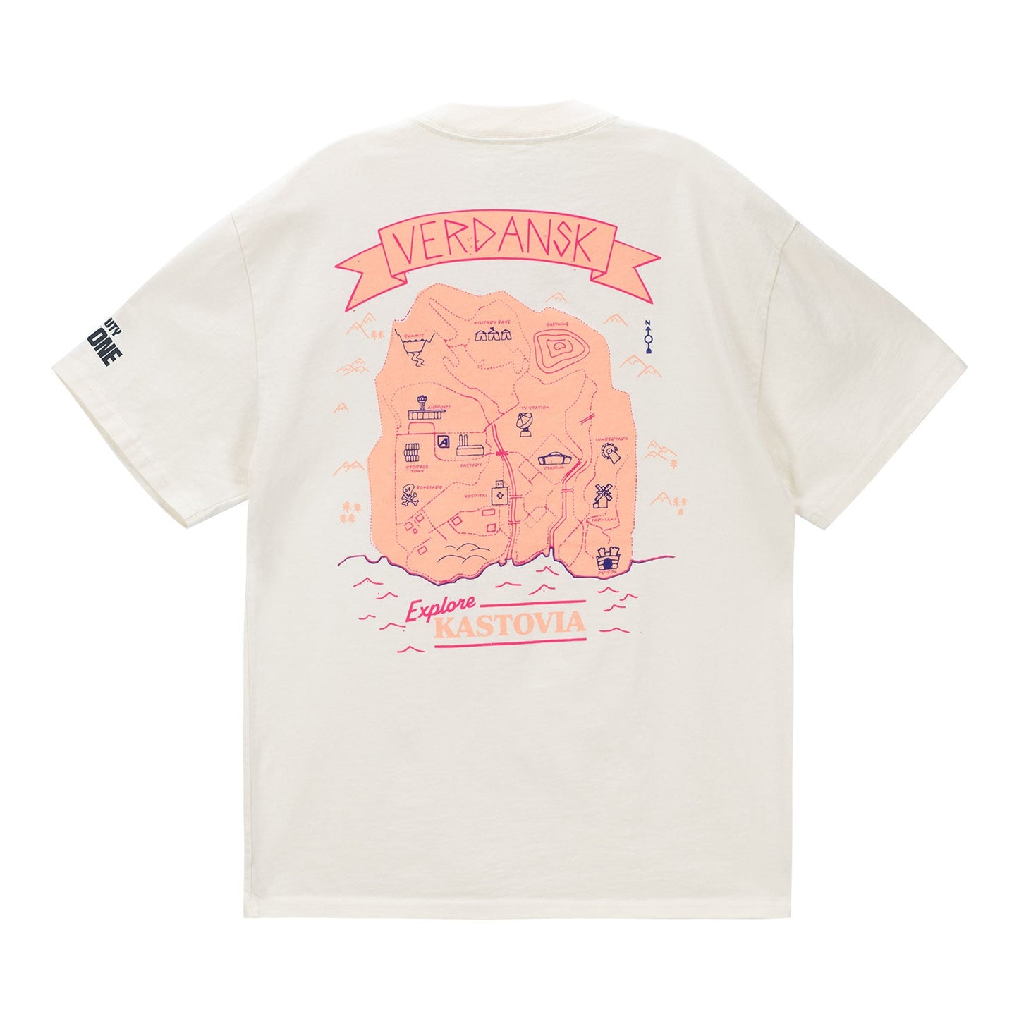 Call of Duty: Warzone Verdansk Explore Kastovia Tan T-Shirt - Back View