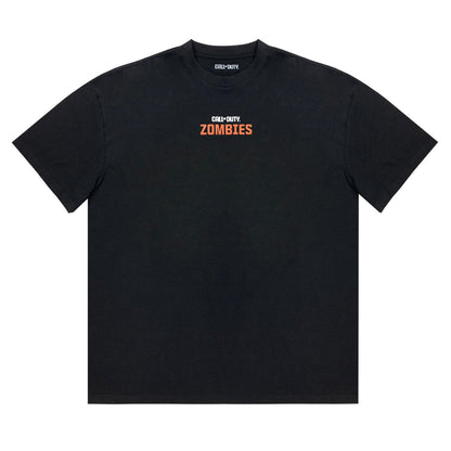 Call of Duty Zombies Mob of the Dead Black T-Shirt - Front View