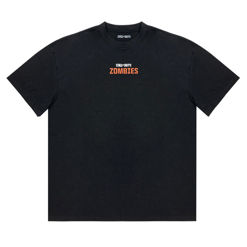 Call of Duty Zombies Mob of the Dead Black T-Shirt - Front View