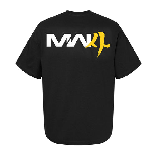 Call of Duty: Modern Warfare 4 Logo Black Oversized T-Shirt - Back View