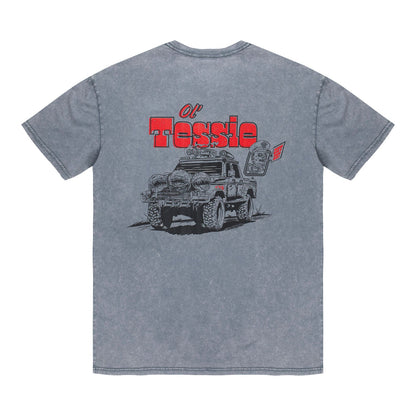 Call of Duty: Black Ops 7 Ol' Tessie Fully Equipped Grey T-Shirt - Back View