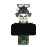 Call of Duty Light Up Ghost Controller & Phone Holder - Front View with Phone