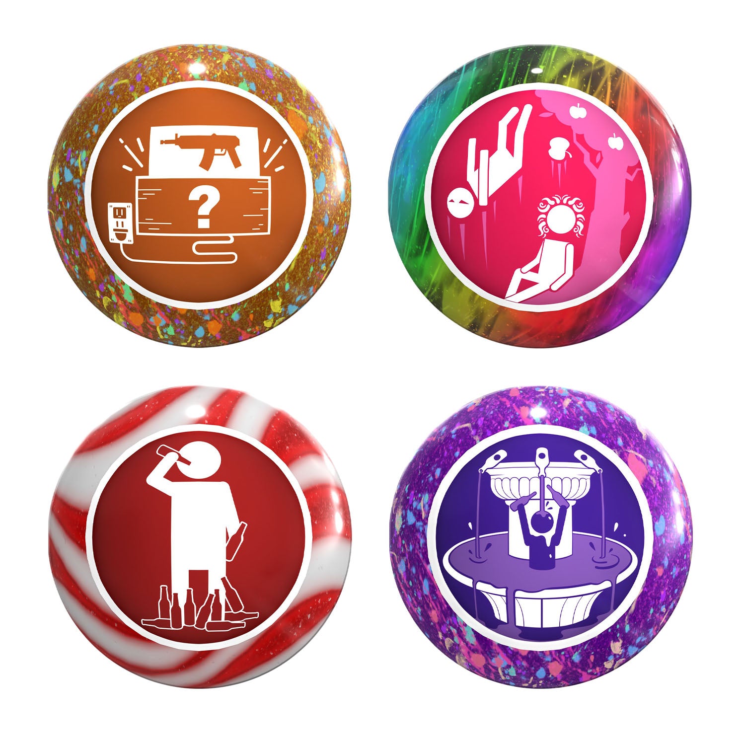 Call of Duty Gobblegum 4-Pack Coaster Set - Front View