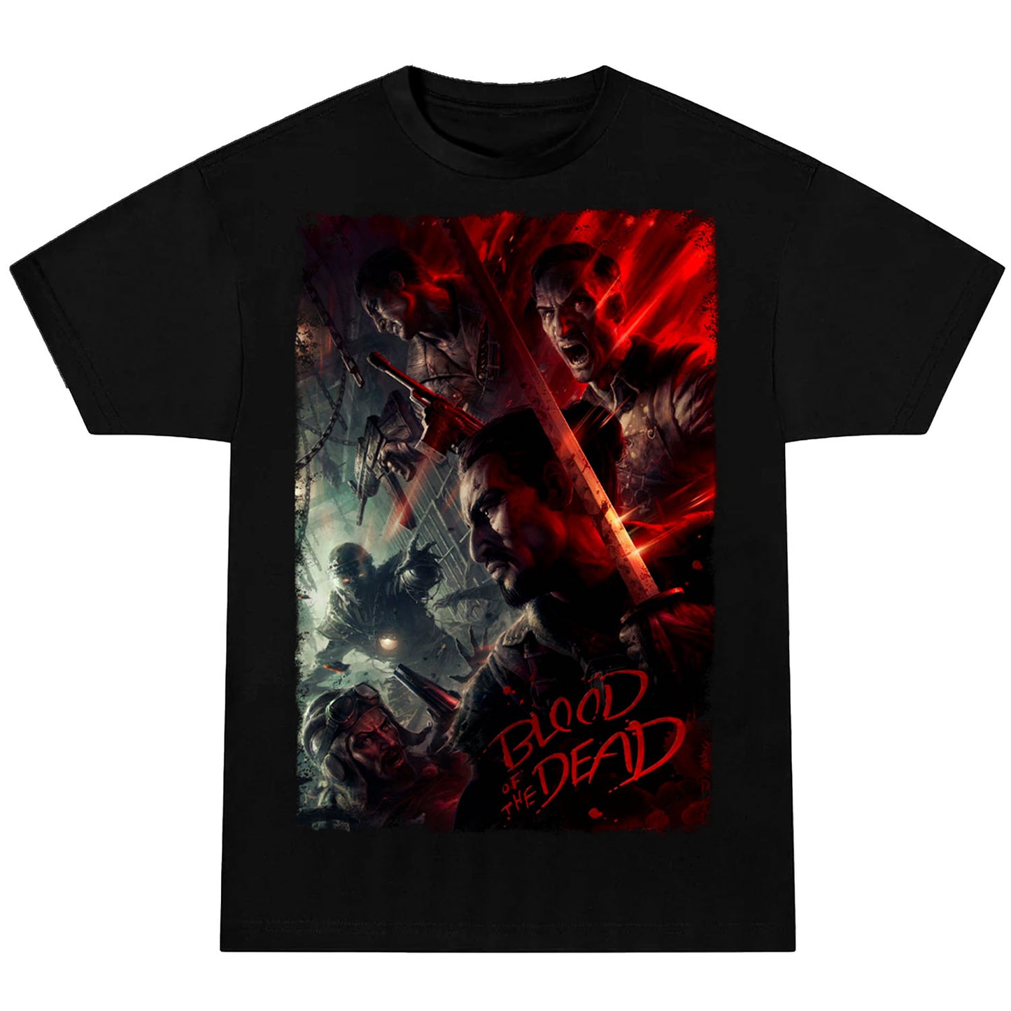 Call of Duty: Black Ops 4 Zombies Blood of the Dead Black T-Shirt - Front View