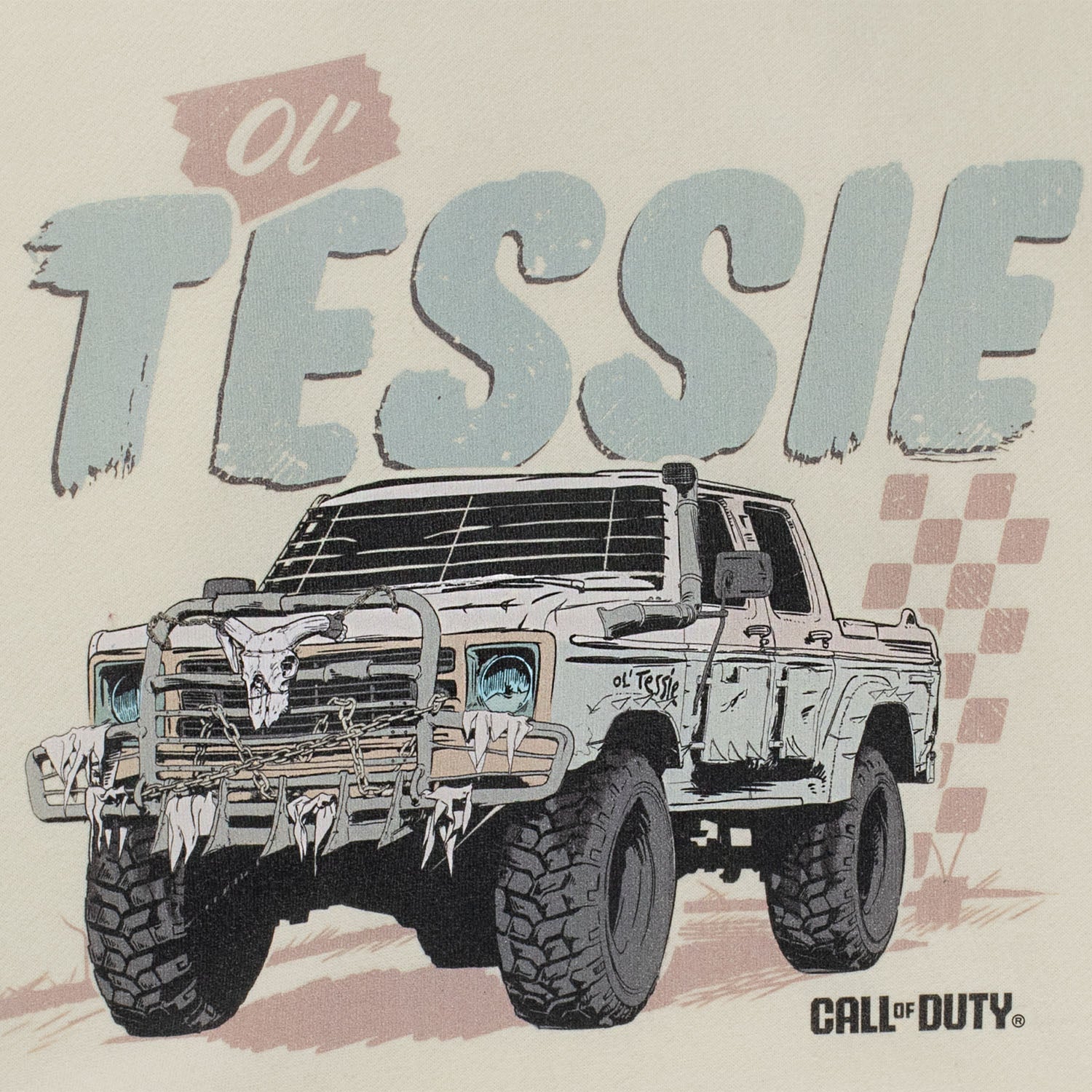 Call of Duty: Black Ops 7 Ol' Tessie Hoodie - Close Up View