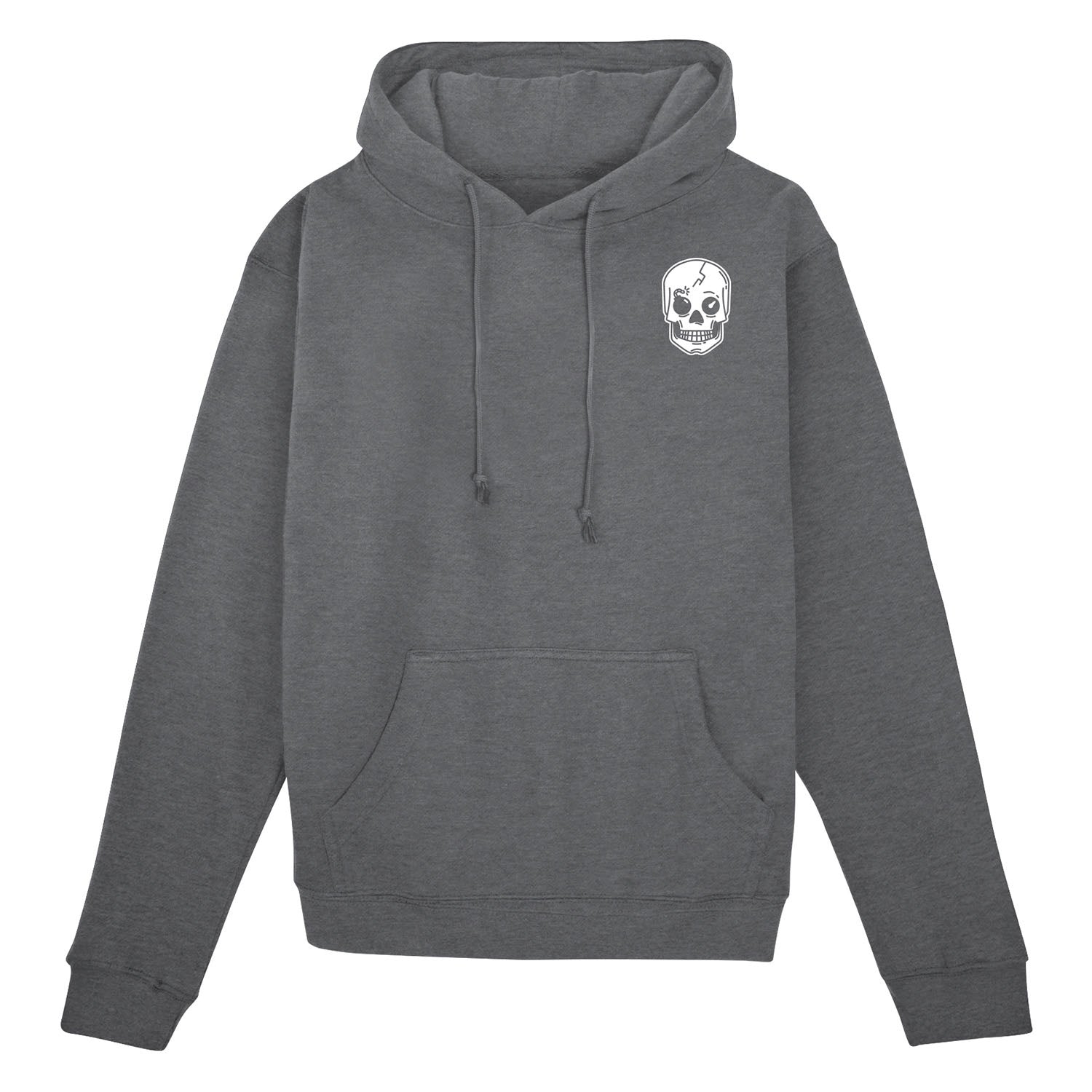 Call of Duty Search & Destroy Skull Logo Grey Hoodie - Front View