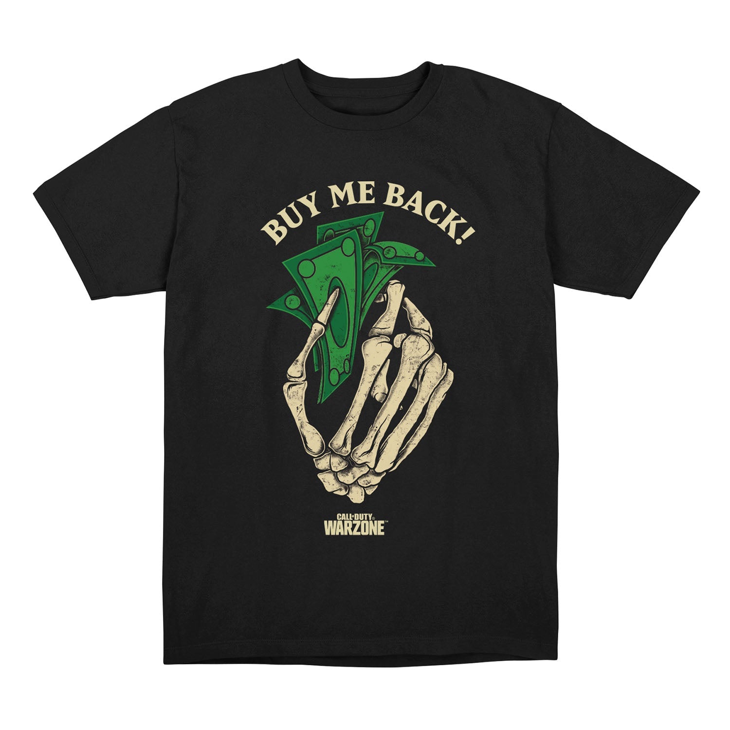 Call of Duty Black Buy Me Back T-Shirt - Front View