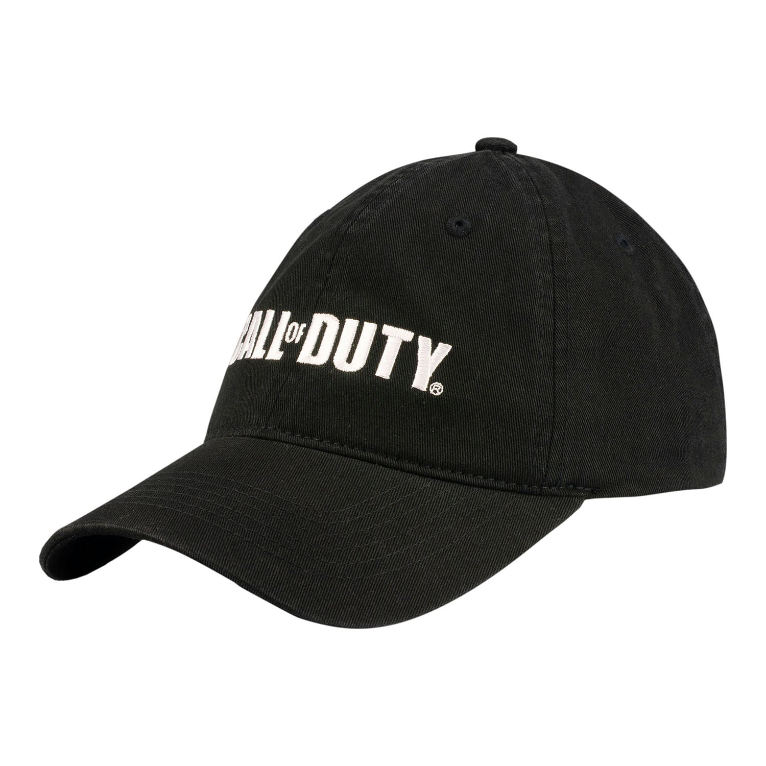 Call of Duty Black Logo Hat - Left View