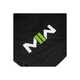 Call of Duty Point3 Black MW2 Shorts - Close Up of Logo