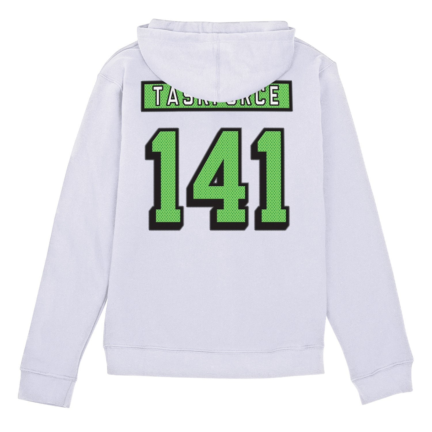 Call of Duty Hockey Task Force 141 White Hoodie - Back View