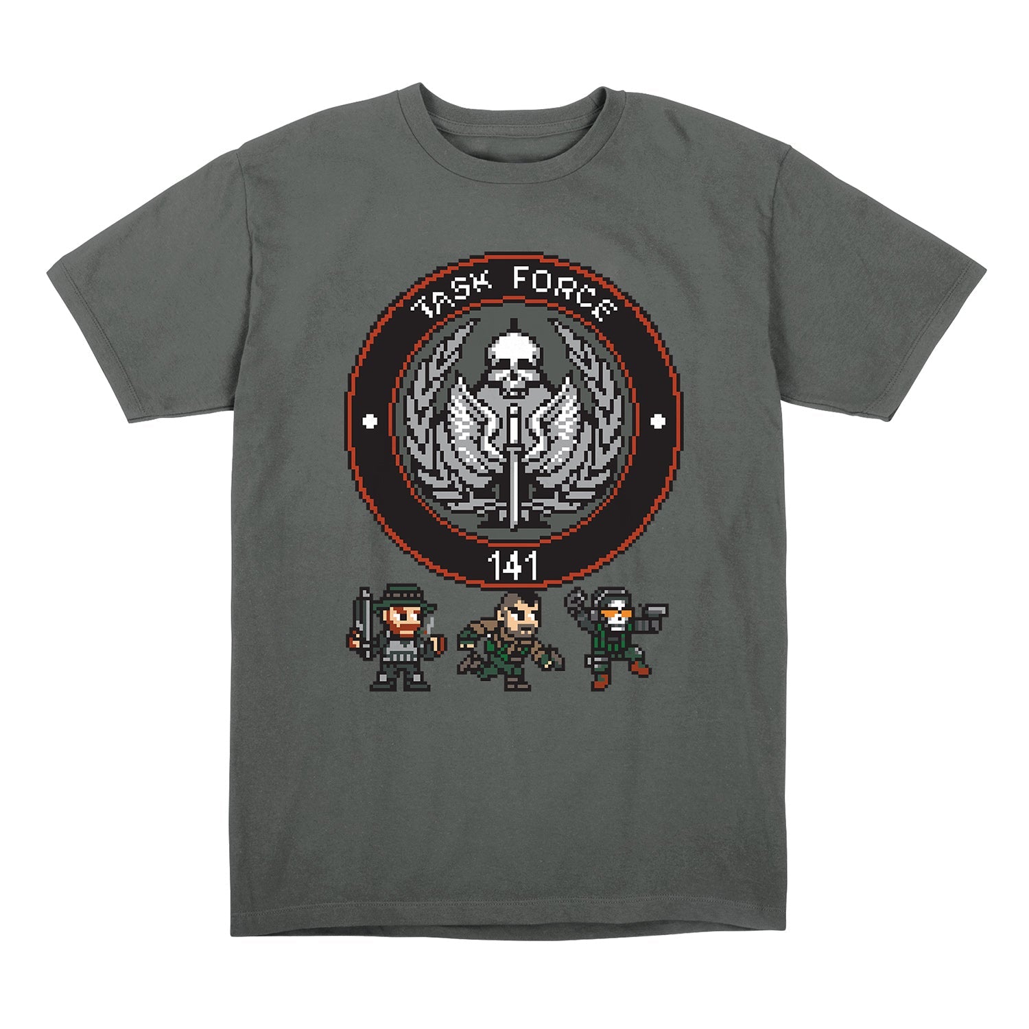 Call of Duty Task Force 141 8-Bit Chibi Thyme T-Shirt  - Front View