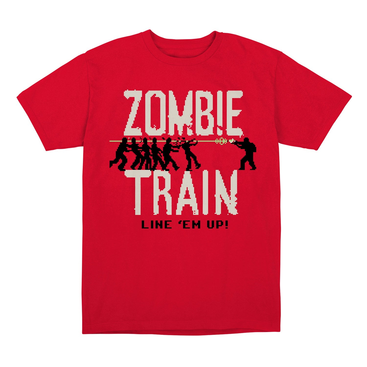 Call of Duty Red Zombie Train T-Shirt - Front View
