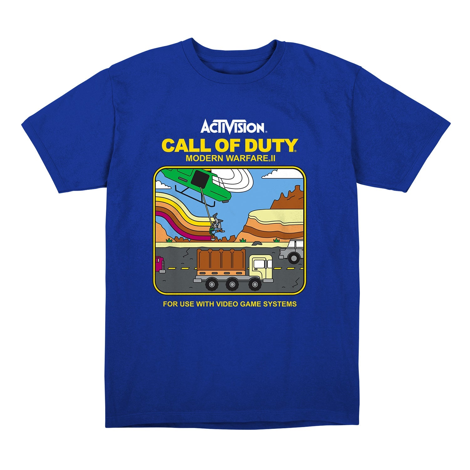 Call of Duty: Modern Warfare II Cartridge Blue T-Shirt - Front View