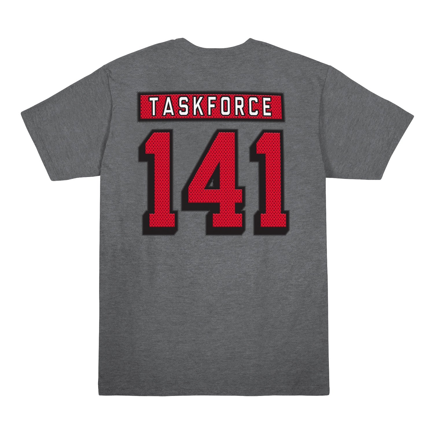 Call of Duty Hockey Task Force 141 Grey T-Shirt - Back View
