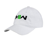 Modern Warfare II Logo White Dad Hat - Front Side View